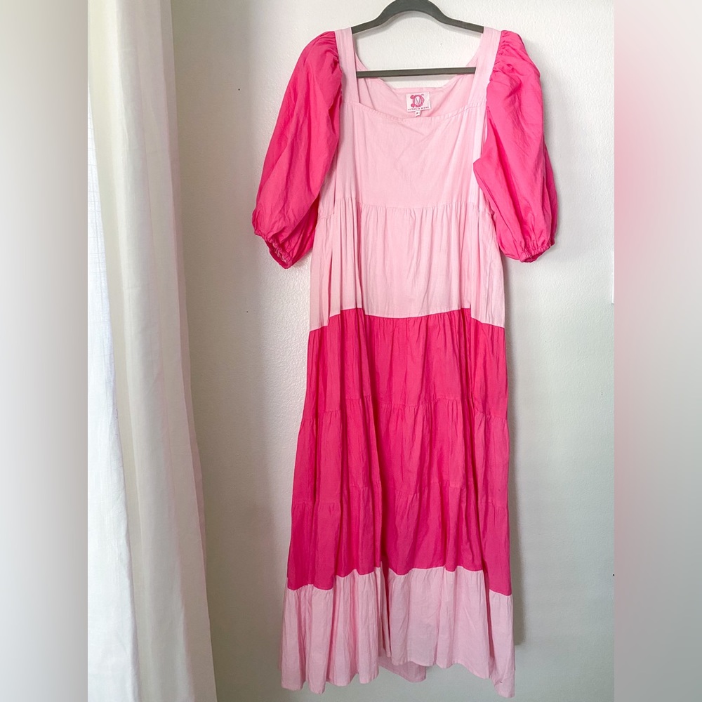 Victoria Dunn SEABROOK MAXI DRESS- FRENCH ROSE